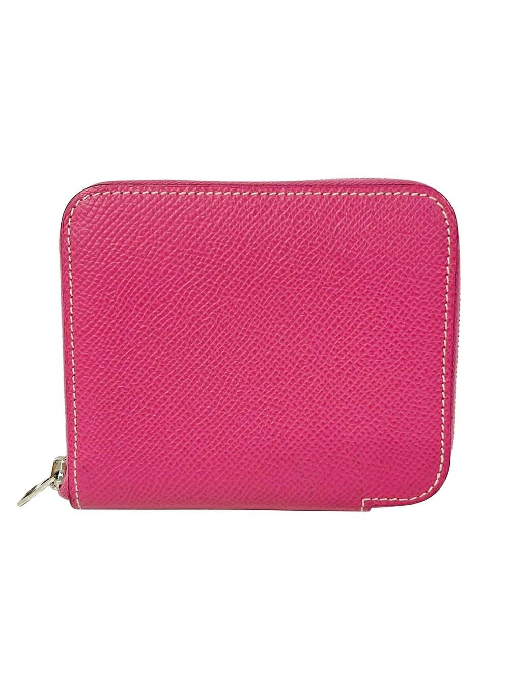 Hermes Azap Compact Silkin Rose Tyrien #360609H76B